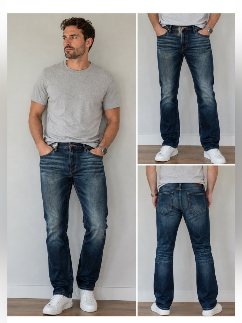 Banana Republic Slim Fit Men's
Dark Wash Jeans 36x32
Straight Leg Denim